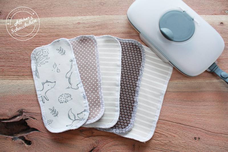 5 Mehrweg Feuchttücher - Waschlappen Waldtiere Zerowaste 5 Mehrweg Feuchttücher - Waschlappen Waldtiere Zerowaste von Etsy - AeffchenSchneckchen