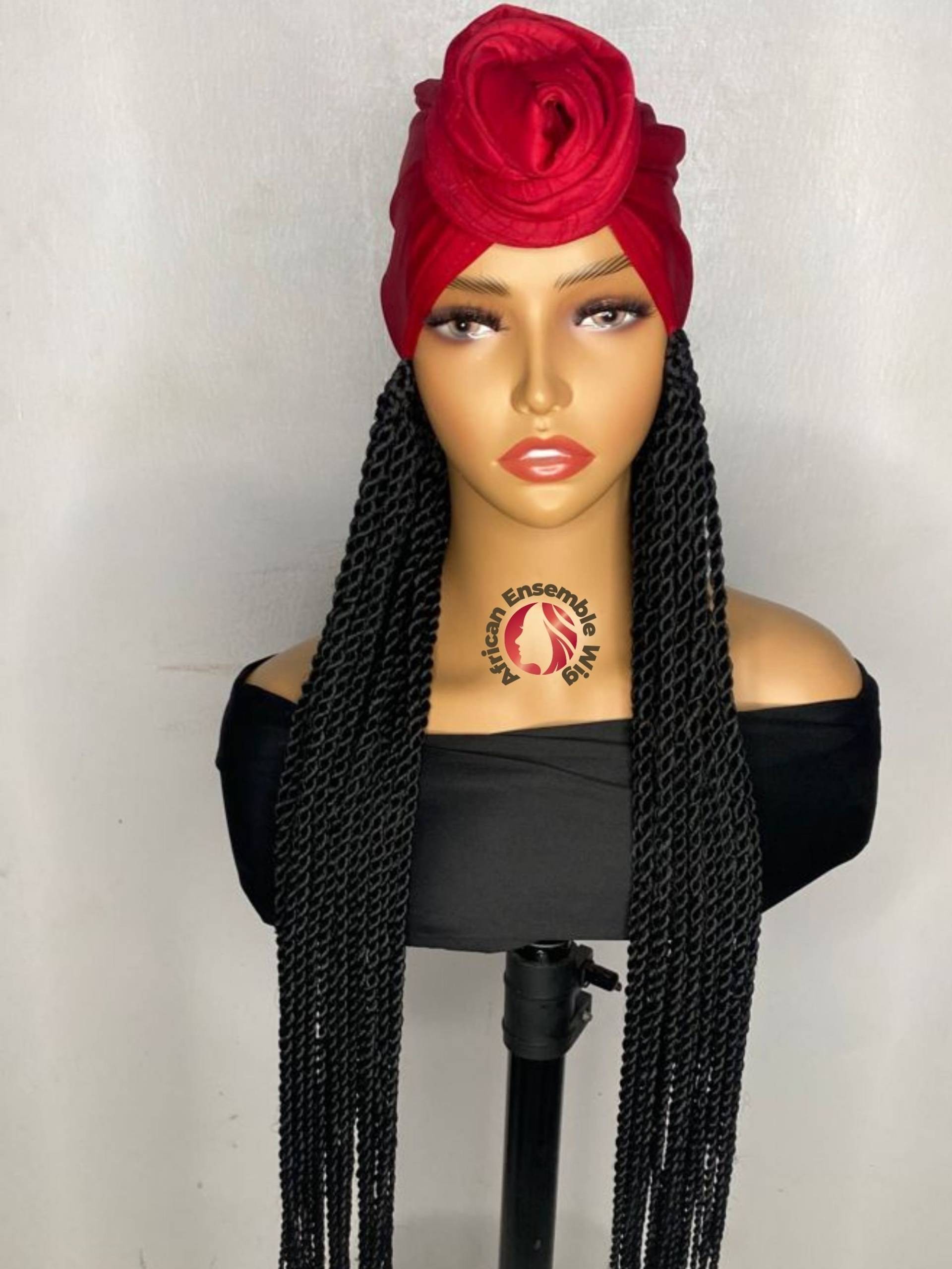 Geflochtene Perücken, Perücke, Lace Frontal Geflochtene Perücken Für Schwarze Frauen, Perückenkappe, Freeshipping, Schmetterling Locs, Perücke Geflochtene Perücken, Perücke, Lace Frontal Geflochtene Perücken Für Schwarze Frauen, Perückenkappe, Freeshipping, Schmetterling Locs, Perücke von Etsy - AfricanEnsembles