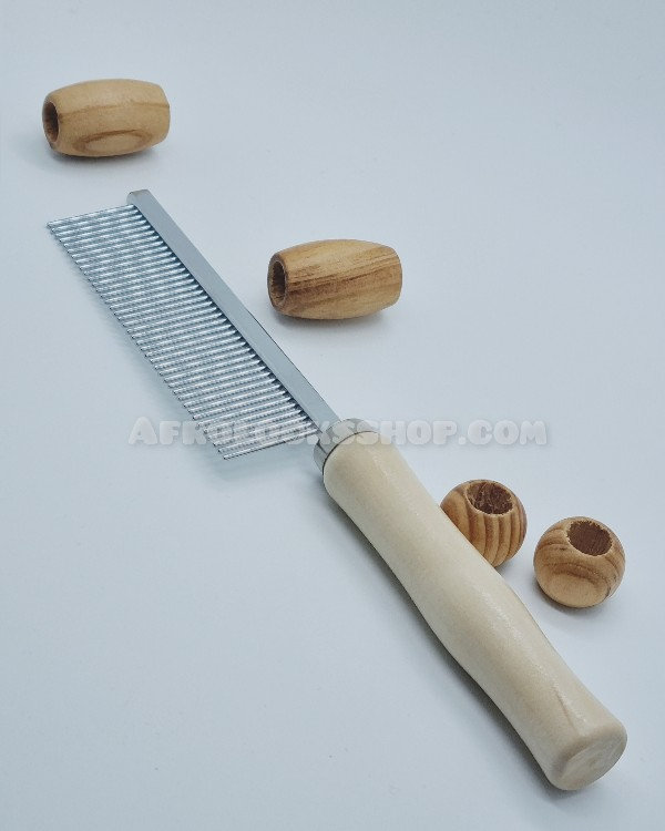 Robuster Metallzahnkamm Zum Toupieren Von Dreadlocks, Aus Holz, Beste Qualität, Kombinieren Haarlocken, Holzgriff, Metall-Pick von Etsy - AfroLocksShop