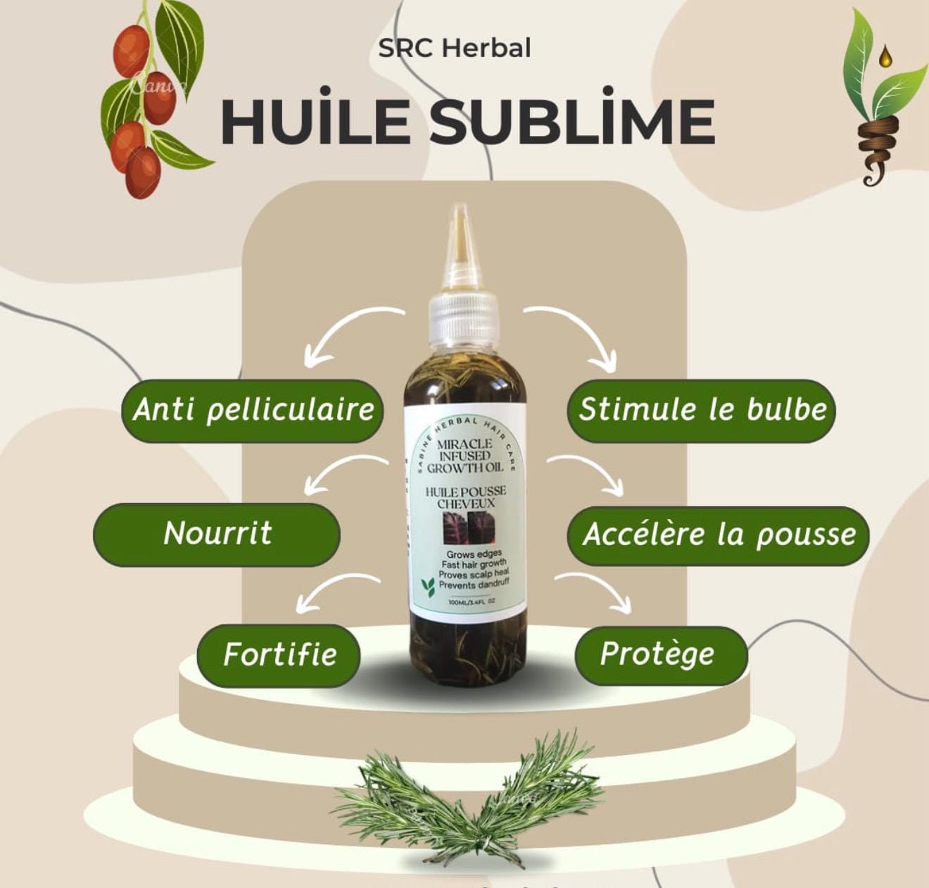 Huile De Pousse Infusée Aux Kräuter Sublime Huile De Pousse Infusée Aux Kräuter Sublime von Etsy - Afrosandouskincare