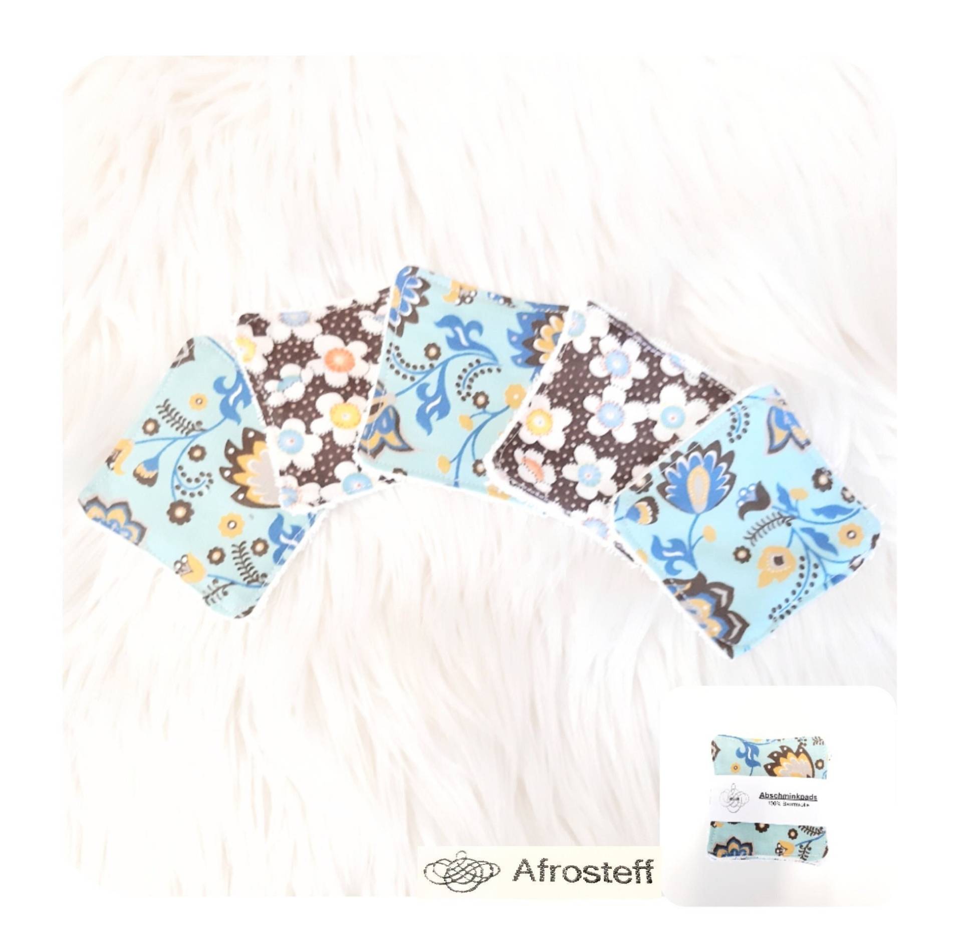 Abschminkpads, Kosmetikpads 5-Er Pack, Waschbar Abschminkpads, Kosmetikpads 5-Er Pack, Waschbar von Etsy - Afrosteff