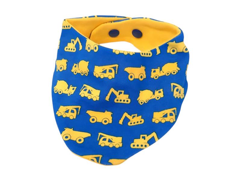 Baby Wende-Halstuch in Versch. Größen Gelb/ Blau von Etsy - Afrosteff