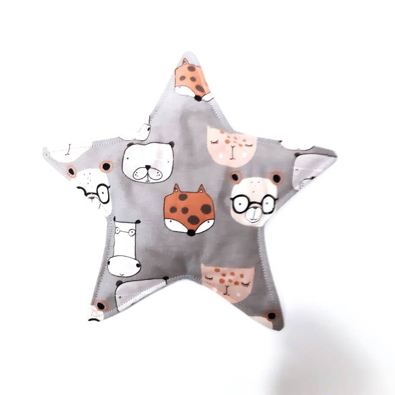 Kuschel Kirschkernkissen in Sternform, Wärmekissen von Etsy - Afrosteff