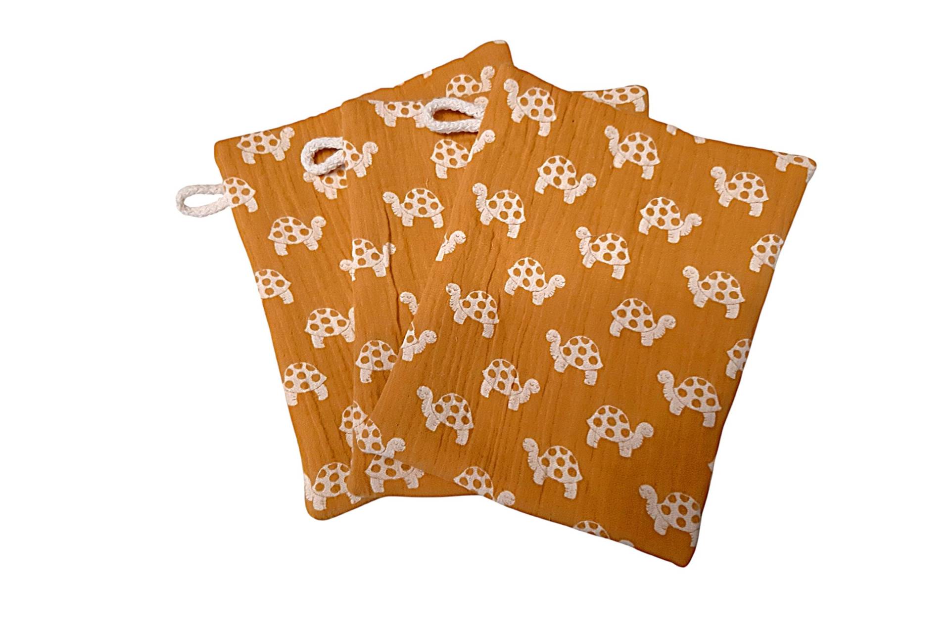 Waschlappen 3Er Set Aus Musselin Und Waffelpique Waschlappen 3Er Set Aus Musselin Und Waffelpique von Etsy - Afrosteff