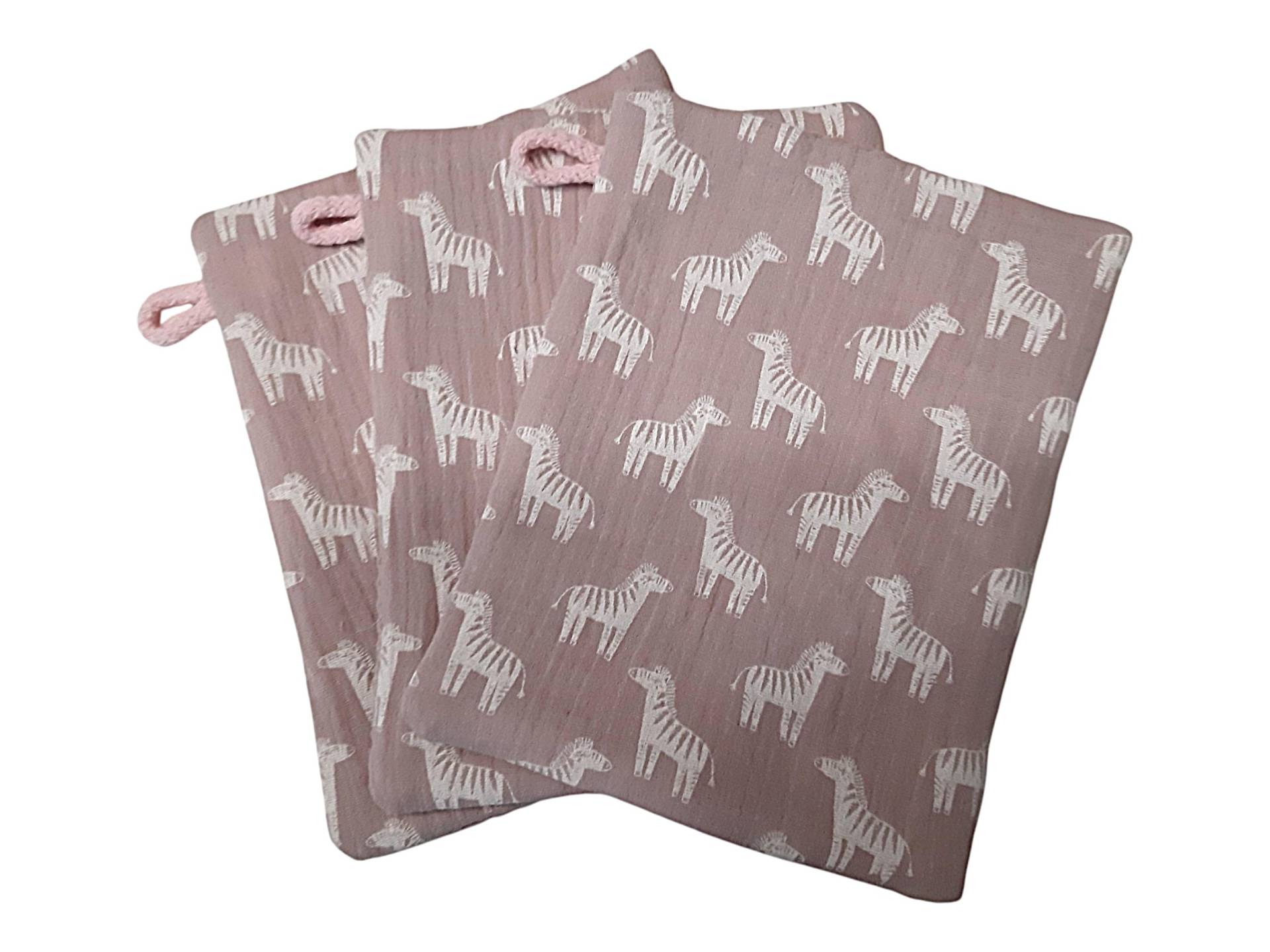 Waschlappen 3Er Set Aus Musselin Und Waffelpique Waschlappen 3Er Set Aus Musselin Und Waffelpique von Etsy - Afrosteff