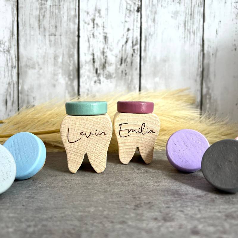 Milchzahndosen Zahnfee Zahndosen Personalisiert Mit Namen, Schulkind, Graviert von Etsy - AkzenteSetzen