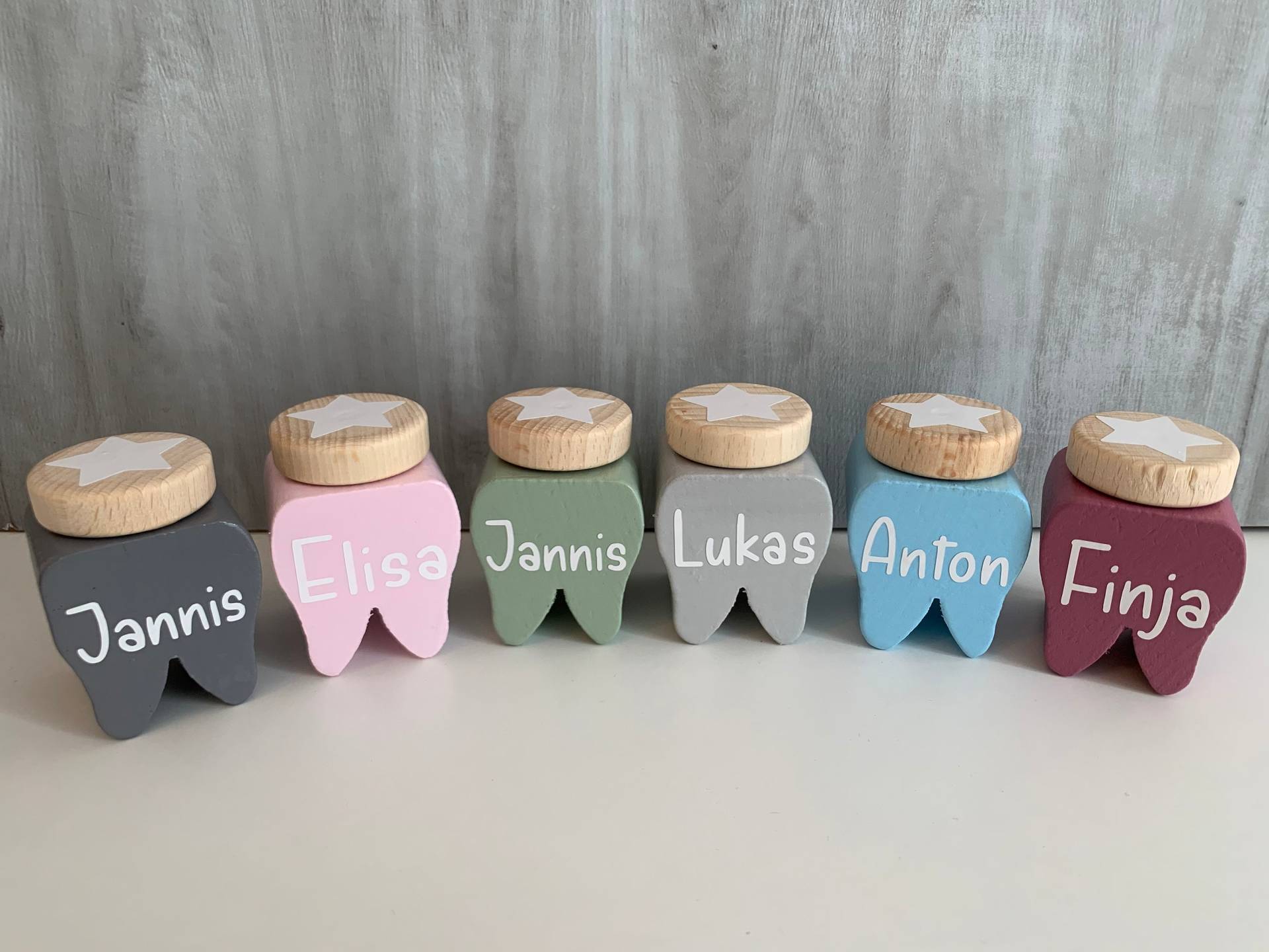 Milchzahndosen Zahnfee Zahndosen Personalisiert Mit Namen, Schulkind von Etsy - AkzenteSetzen