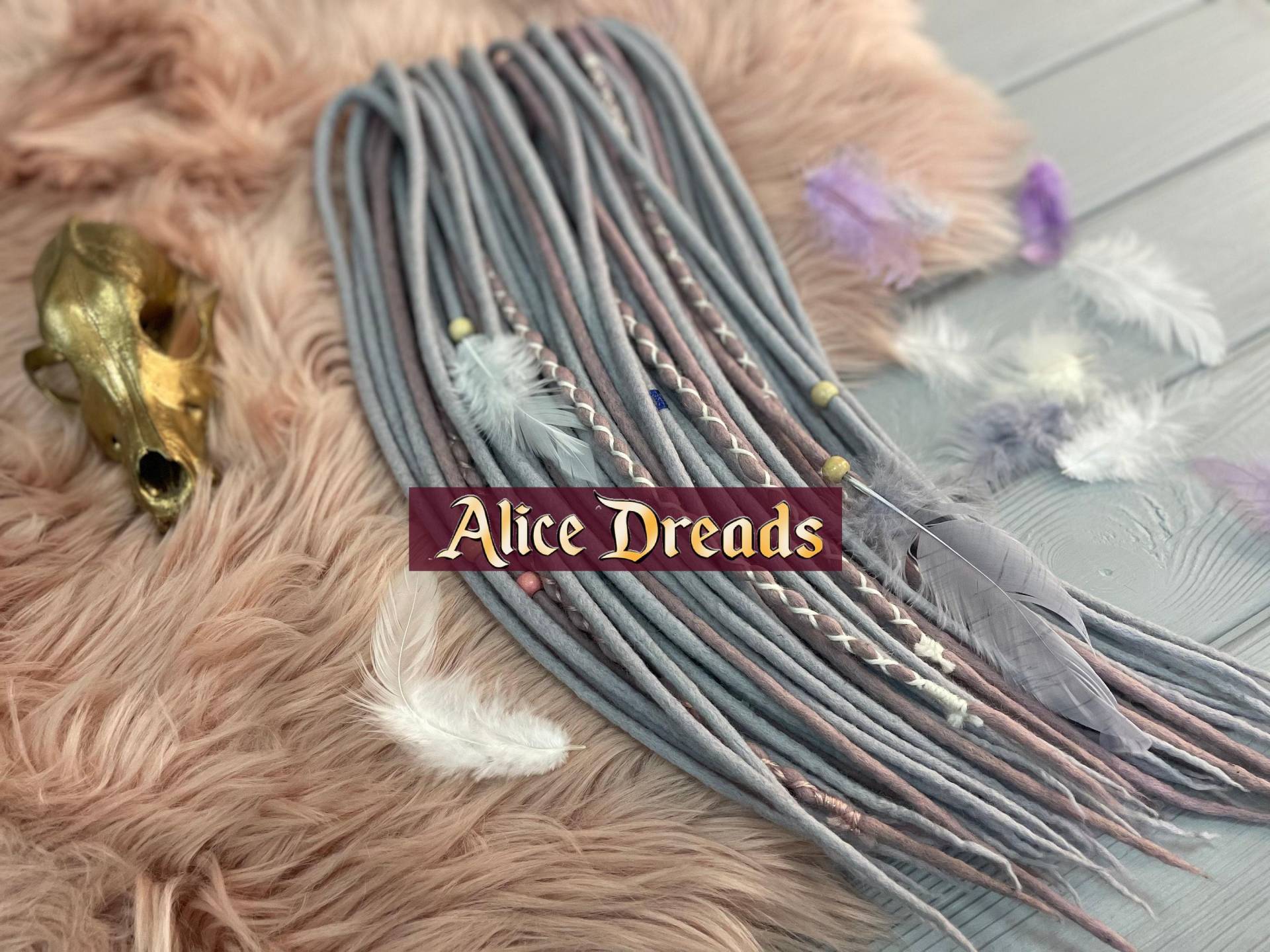 Valentinstag Dreadlocks Geschenkset Aus Wolle Dreads Silber Grau Platin Rose Koralle Puder Dreads Valentinstag Dreadlocks Geschenkset Aus Wolle Dreads Silber Grau Platin Rose Koralle Puder Dreads von Etsy - AliceDreads