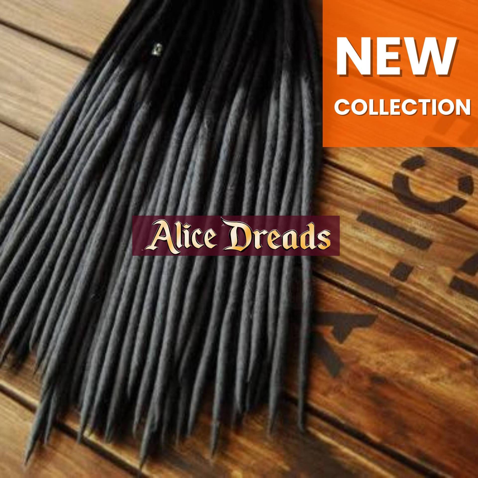 Wolle Dreadlocks Schwarz & Grau De Se Von Alice Dreads von Etsy - AliceDreads