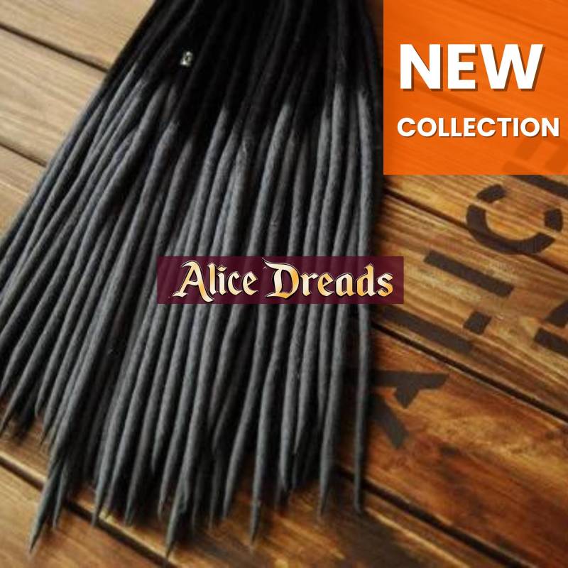 Wolle Dreadlocks Schwarz & Grau De Se Von Alice Dreads von Etsy - AliceDreads