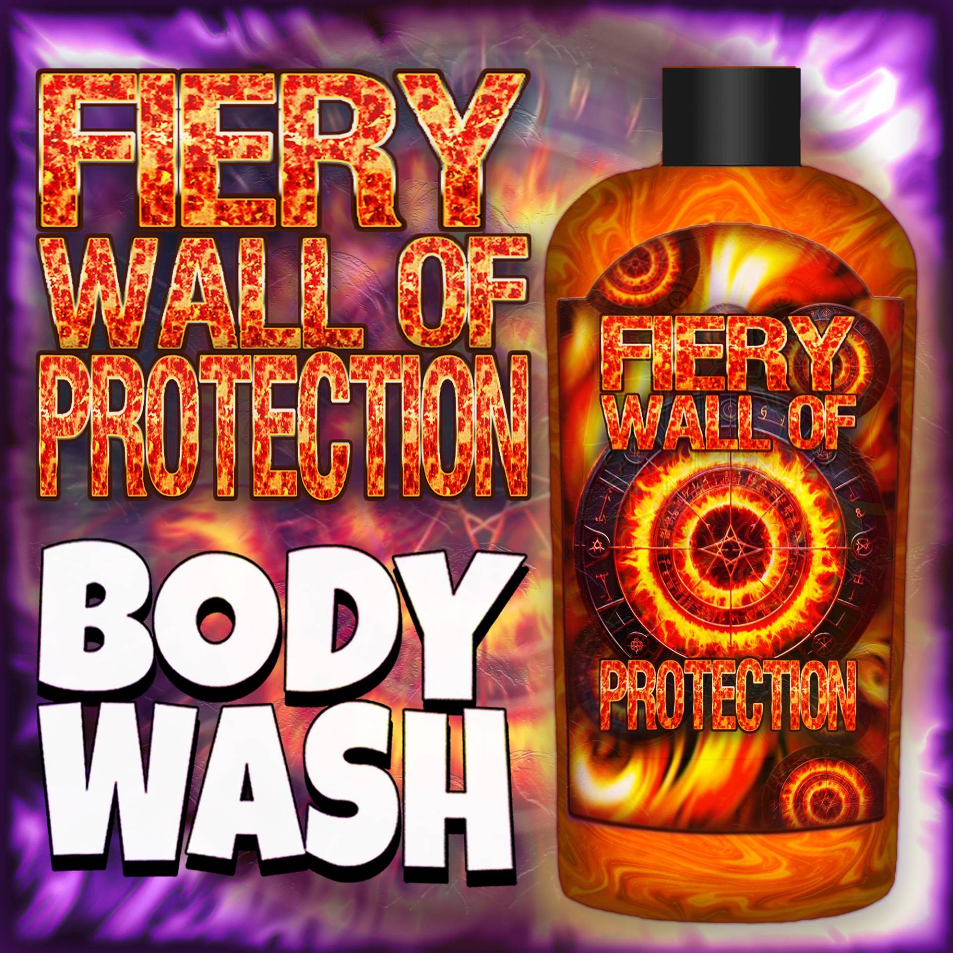 Fiery Wall Of Protection Body Wash Verleiht Einen Schutzkreis & Kann Negative Energien Oder Flüche Abwehren von Etsy - AllThingsBlessedBe