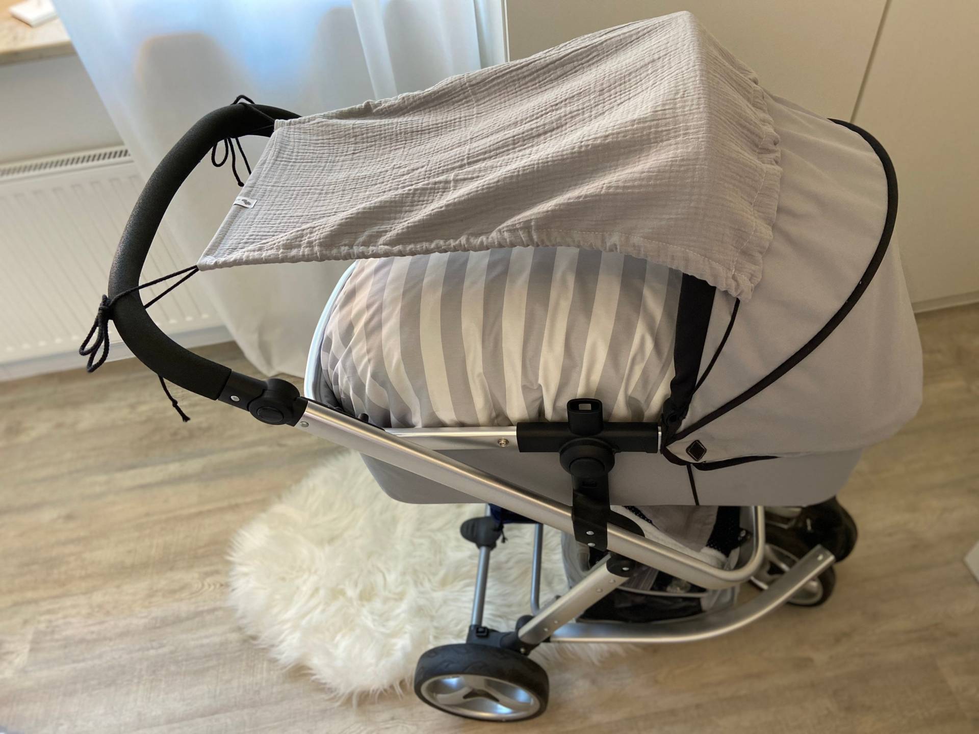 Sonnensegel Sonnenschutz Kinderwagen Buggy Schutz Musselin von Etsy - AllesausliebeByInka