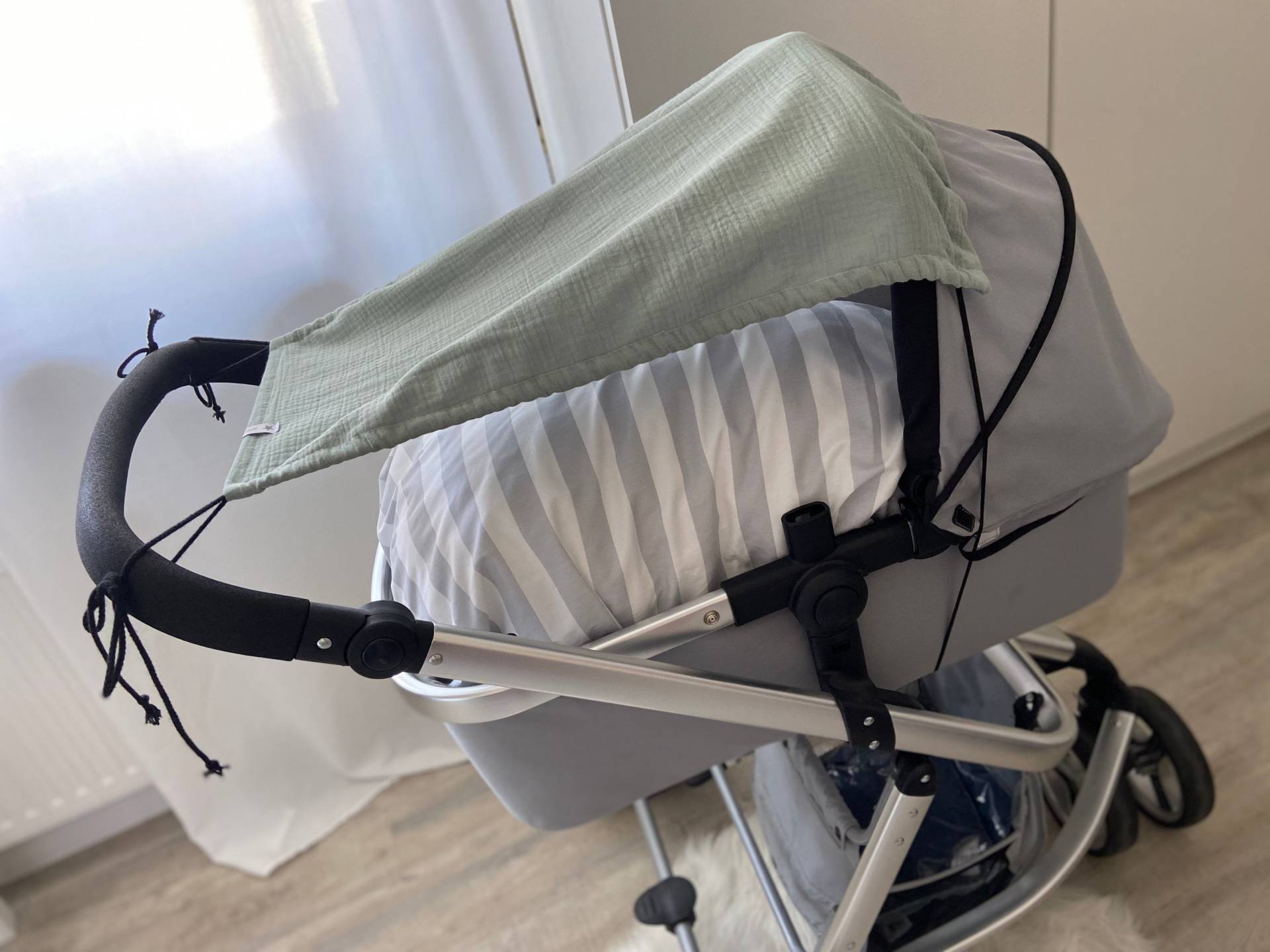 Sonnensegel Sonnenschutz Kinderwagen Buggy Schutz Musselin von Etsy - AllesausliebeByInka