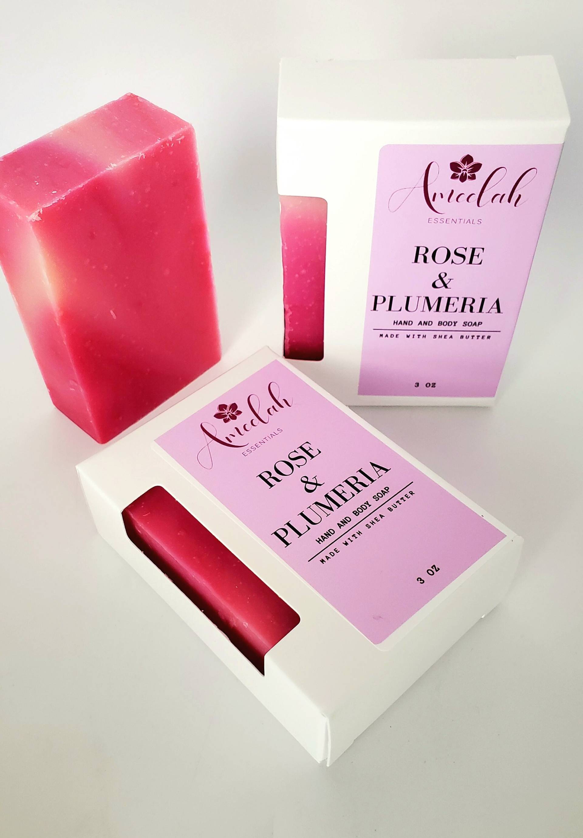 Rose & Plumeria Handgemachte Seife | Sheabutter Rose & Plumeria Handgemachte Seife | Sheabutter von Etsy - AmeelahEssentials