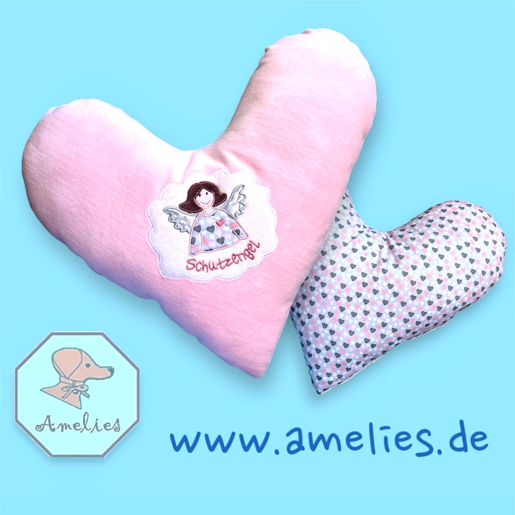 Herz-Kissen, Brustkrebs, Brustherzkissen, Mastektomie Kissen, Unterarmkissen, Brust-Chirurgie-Kissen in Wunschfarben Mit Schutzengel von Etsy - AmeliesIdeen
