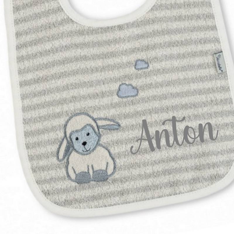 sterntaler Lätzchen Bestickt Mit Name Personalisiert 100% Baumwolle Saugfähiges Klettlätzchen Babylätzchen Ür Junge Geschenk Zur Geburt von Etsy - AmeliesweltGeschenke