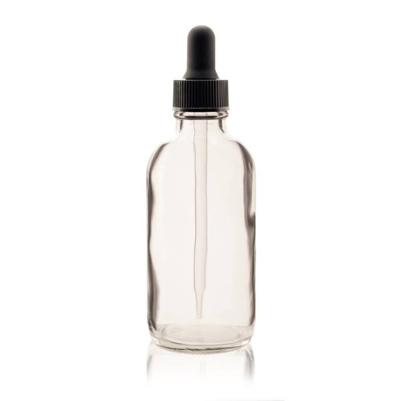 120Ml [4 Oz] Clear Boston Runde Flasche Mit 22-400 Standard Glas Dropper Pipette Größe 7x108mm von Etsy - AnandaCorporation