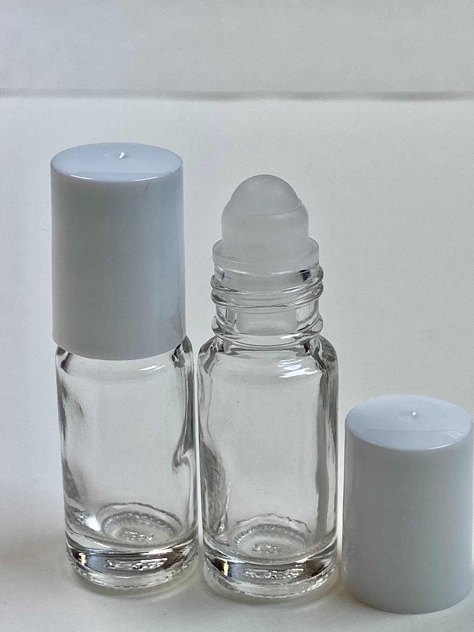 144 Stück, 5 Ml | 1/6 Oz Klare Rollon-Flasche Mit Kunststoffroller Weissen Kunststoffkappen von Etsy - AnandaCorporation