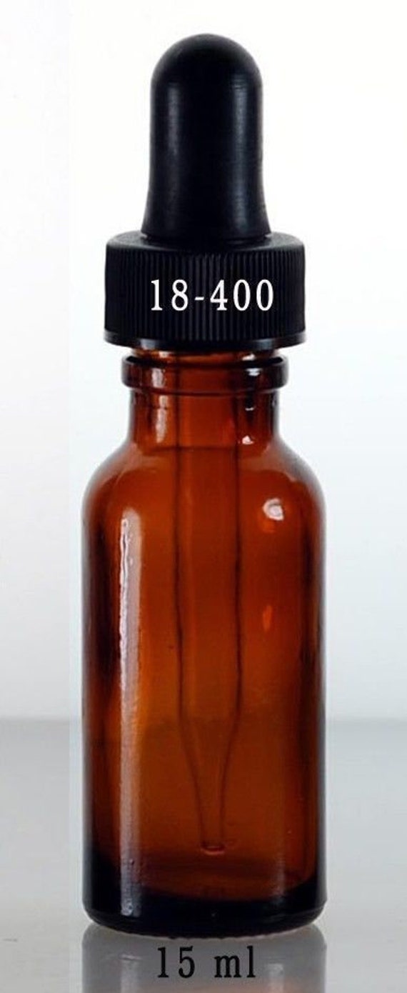 432 Stk, 15Ml [1/2 Oz] Bernstein Boston Runde Flasche Mit Standard Glas Dropper von Etsy - AnandaCorporation