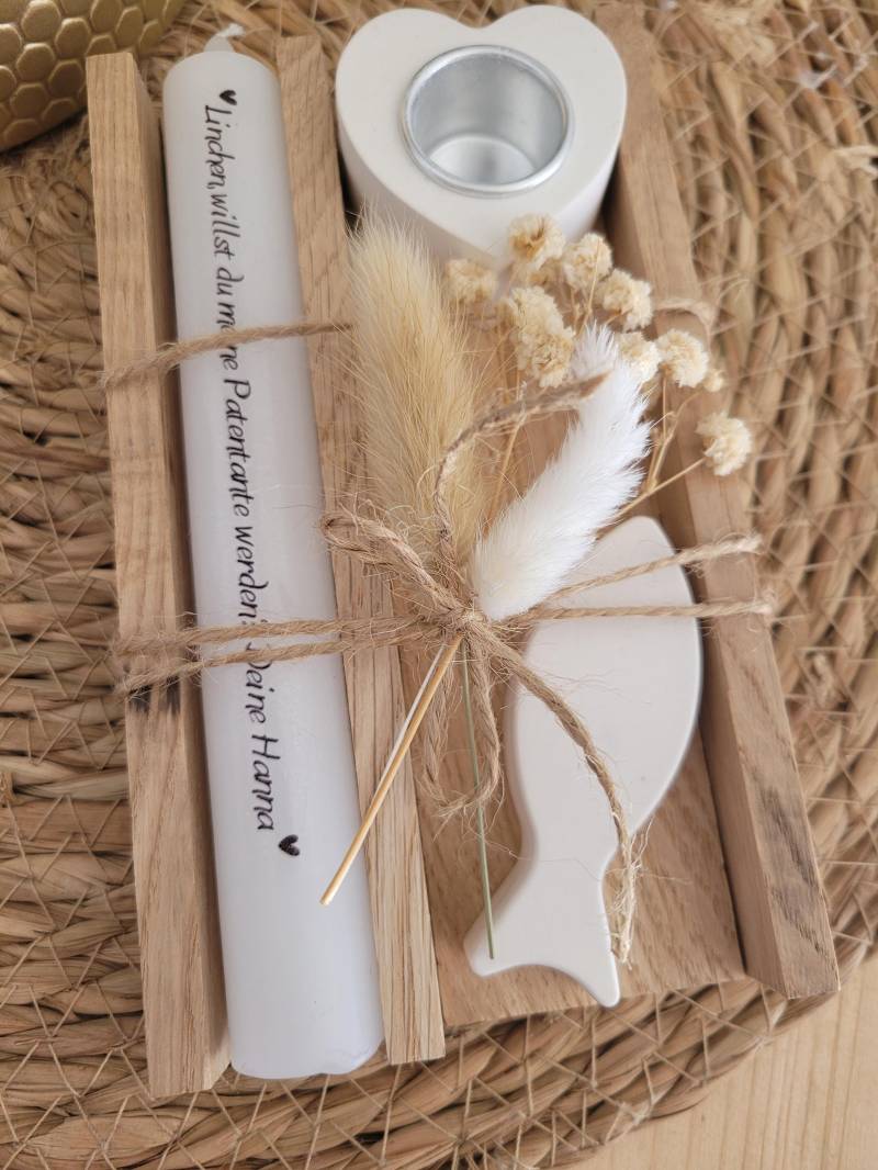 Willst Du Meine Patentante/Patenonkel Werden? Taufe, Kerzen Geschenk von Etsy - AngelisGeschenke