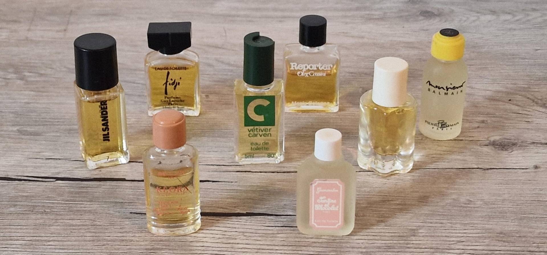 Vintage-Parfum-Minisammlung - 8 Stück Bekannter Marken von Etsy - Angytich
