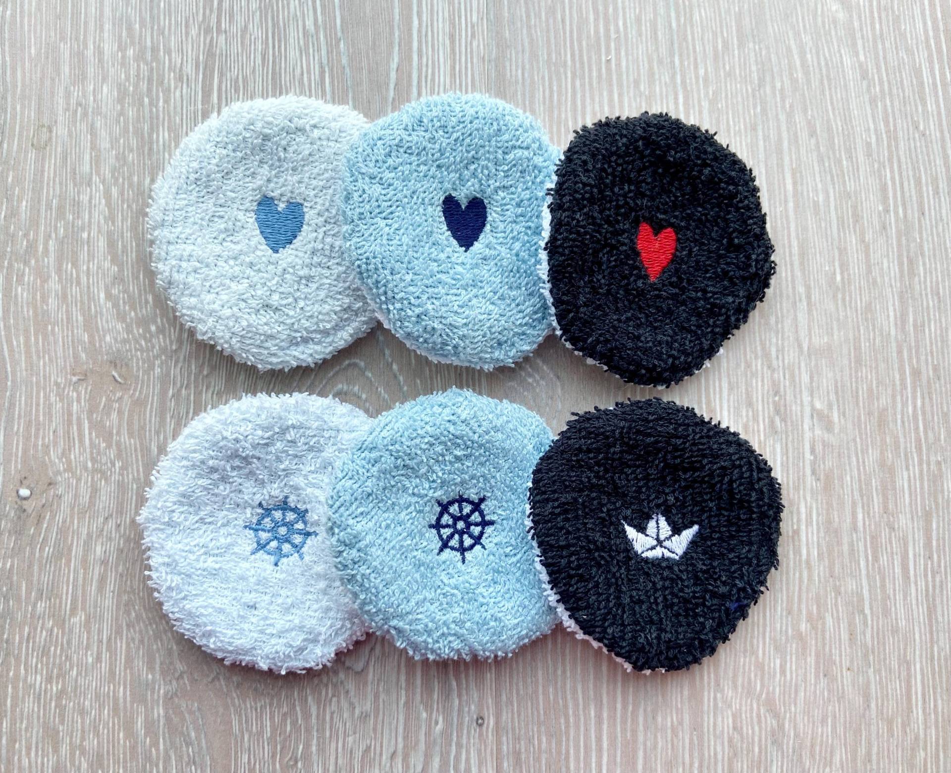 6 Design Abschminkpads, Maritim, Wiederverwendbar, Nachhaltig, Waschbar, Zero Waste, Wattepads, Kosmetikpads, Baumwollpads, Pads, Make-Upentferner 6 Design Abschminkpads, Maritim, Wiederverwendbar, Nachhaltig, Waschbar, Zero Waste, Wattepads, Kosmetikpads, Baumwollpads, Pads, Make-Upentferner von Etsy - AniSHeadies