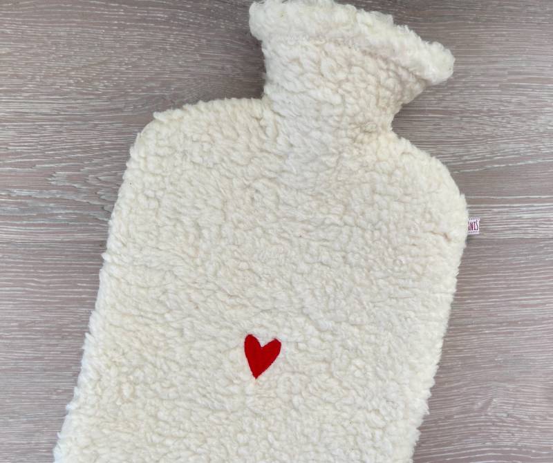 Wärmflasche, Herz, Kuschelig, Wärmflaschenbezug, Wärmflaschenhülle, Mit Bezug, Rot, Teddyplüsch, Weihnachtsgeschenk, Frauengeschenk, Liebe von Etsy - AniSHeadies