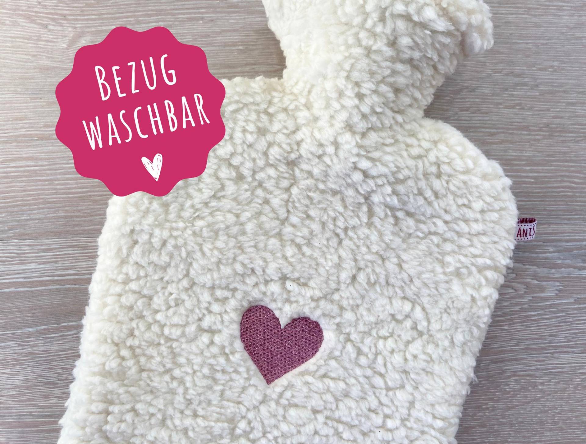 Wärmflasche Mit Bezug Aus Teddyplüsch, Herz Rosa Glanz, Kuschelig, Wärmflaschenhülle, Geschenk Für Frauen, Weihnachtsgeschenk von Etsy - AniSHeadies