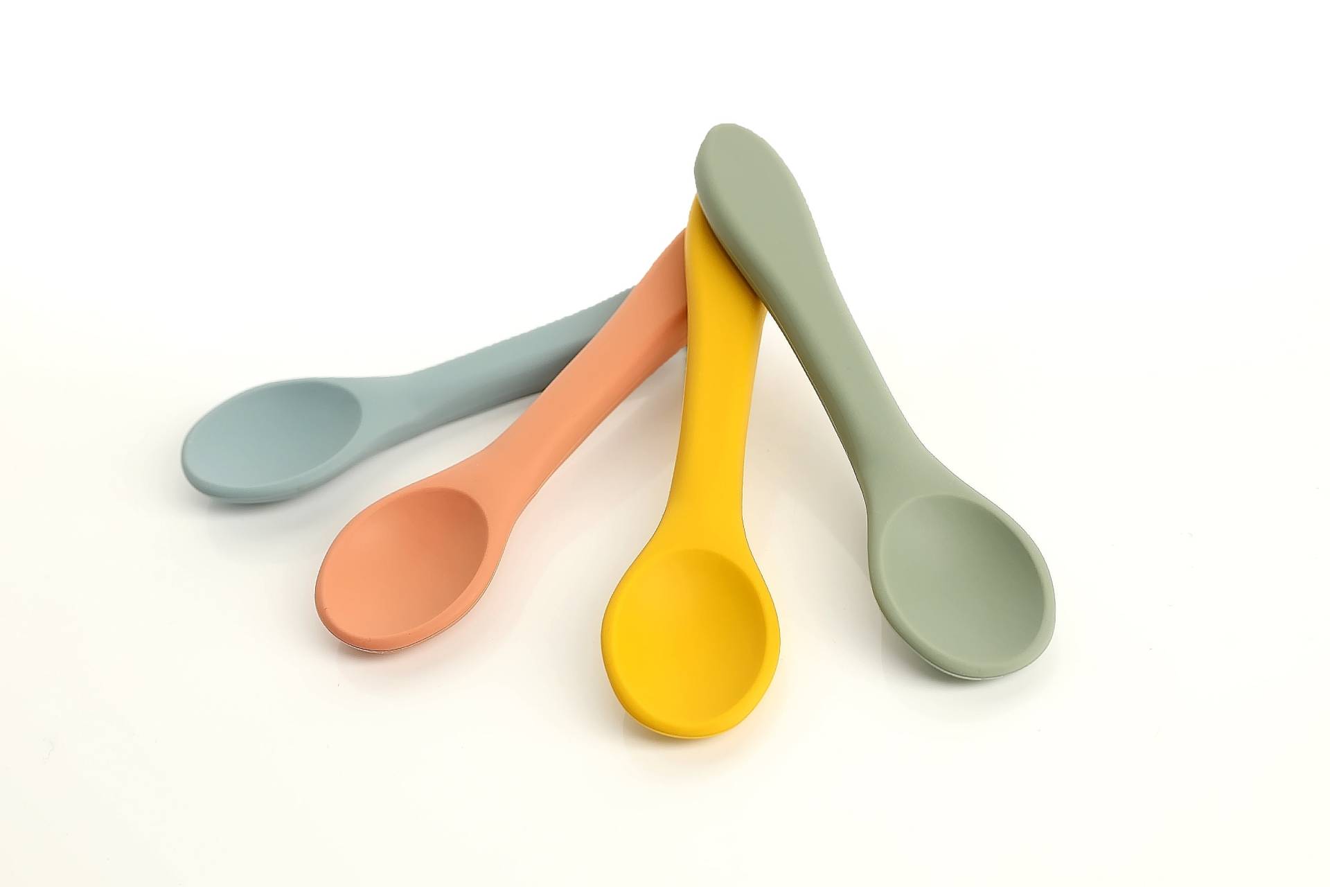 2Er-Set Löffel Aus Silikon 4 Verschiedene Farben Lebensmittelecht Und Frei Von Bpa Pvc von Etsy - AnihappykidsShop