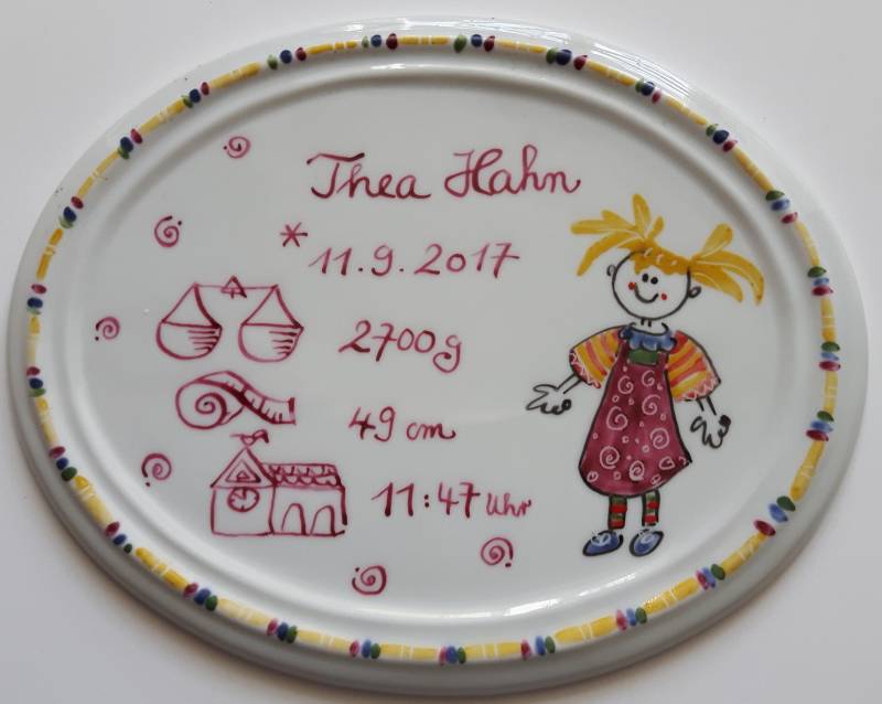 Geburtsplatte 230 X 160 Mm Mädchen Oder Junge Geburtsplatte 230 X 160 Mm Mädchen Oder Junge von Etsy - AnnaHenkelALMATU