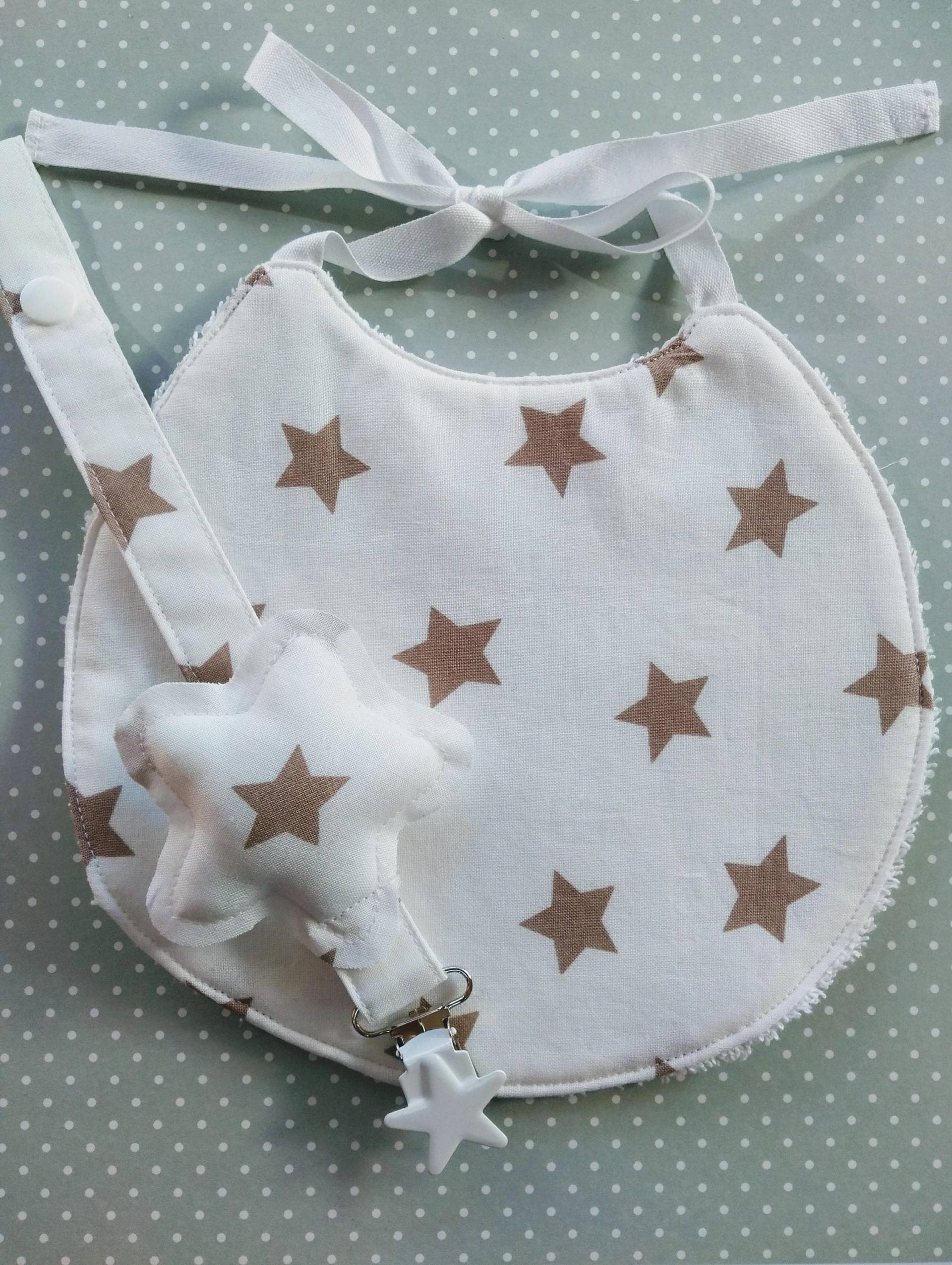 Neugeborenen - Babero Baby-Geschenk Schnuller Und Lätzchen Clip Baby-Set- Baby Baby-Dusche Babe von Etsy - AnnaTotUnMon