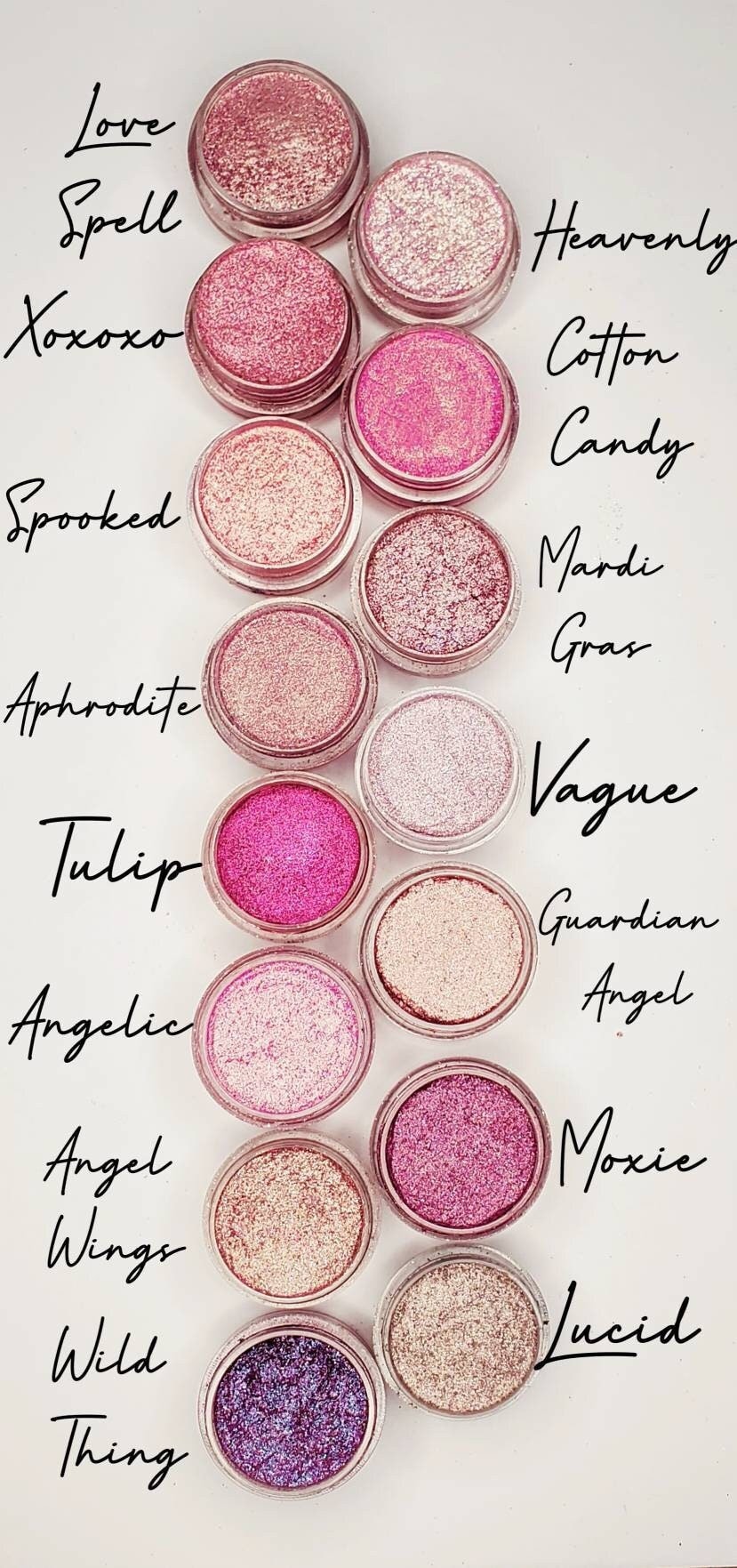 Eyeshadow The Pinks Collection Longwearing Pressed Gentle von Etsy - AnnaleeCosmetics