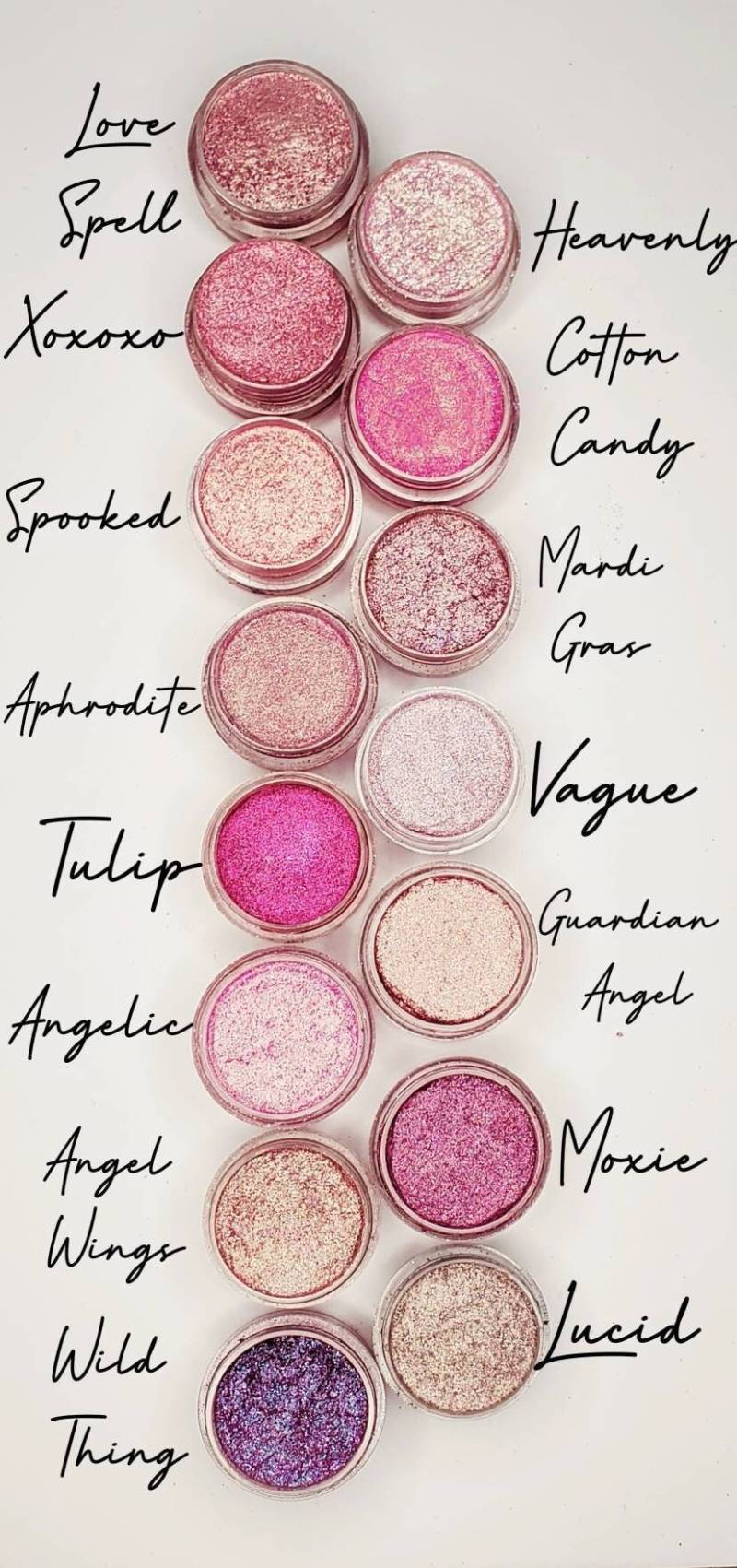 Eyeshadow The Pinks Collection Longwearing Pressed Gentle von Etsy - AnnaleeCosmetics