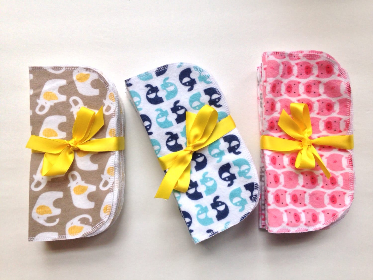 Bio-Babytücher, Babypartygeschenk, Neues Babygeschenk, Stofftücher, Nachhaltig, Wiederverwendbar, Babymädchen-Geschenk, Babyjungen-Geschenk von Etsy - AnneRiggsDesigns
