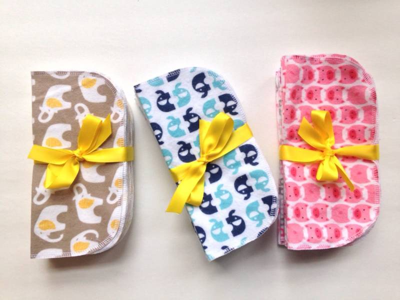 Babytücher Aus Bio-Baumwolle, Wiederverwendbare Stofftücher, 15Er-Set Babytücher Aus Bio-Baumwolle, Wiederverwendbare Stofftücher, 15Er-Set von Etsy - AnneRiggsDesigns