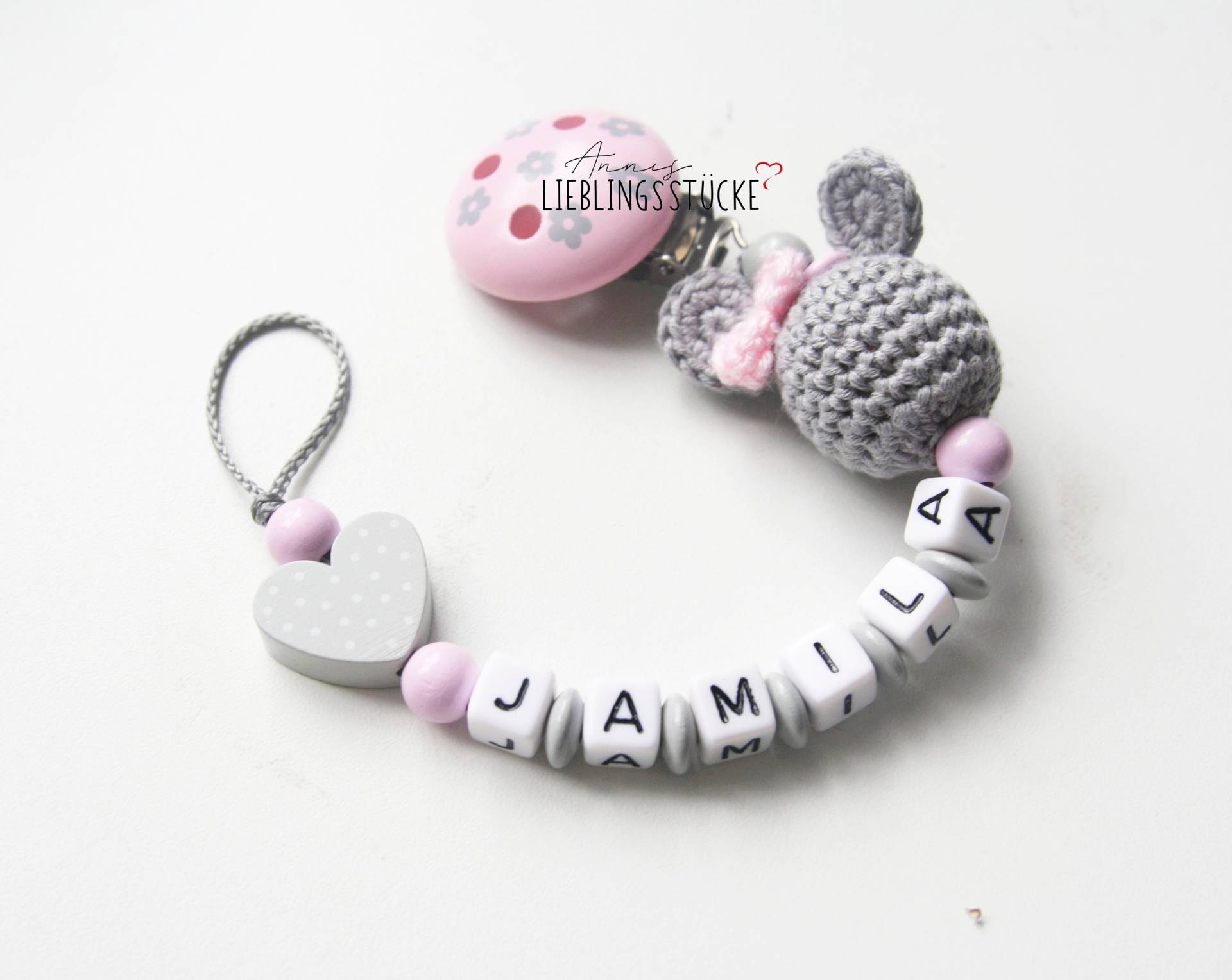 Schnullerkette Mit Namen Mädchen Personalisiert Maus Geburt Taufe Babygeschenk Babyparty Schnullerkette Mit Namen Mädchen Personalisiert Maus Geburt Taufe Babygeschenk Babyparty von Etsy - AnniLieblingsstuecke