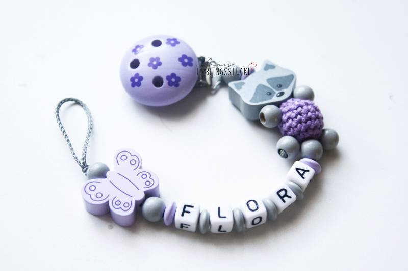 Schnullerkette Mit Namen Mädchen Personalisiert Schmetterling Geburt Taufe Babygeschenk Babyparty von Etsy - AnniLieblingsstuecke