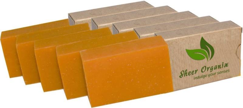 Zertifiziert Bio Schiere Organix Verjüngenden Kräuterseife Handgefertigt in Den Usa, 4 Unzen/113G, Zitrus Lavendel | 5-Pack von Etsy - AramediA