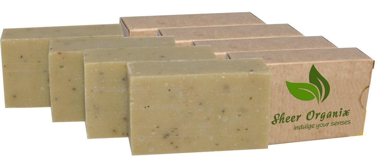 Zertifiziert Bio Schiere Organix Verjüngenden Kräuterseife Handgefertigt in Den Usa, Blatt 4 Unzen/113 G, Pfefferminze | 4 Stück von Etsy - AramediA