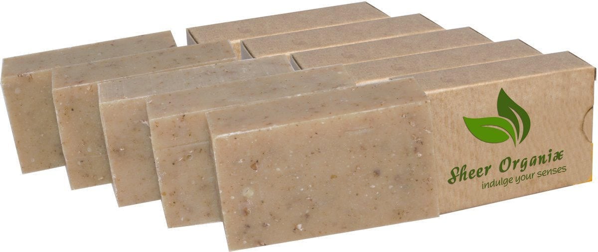 Zertifiziert Bio Schiere Organix Verjüngenden Kräuterseife Handgefertigt in Den Usa, Würzen 4 Unzen/113 G, Haferflocken | 5-Pack von Etsy - AramediA