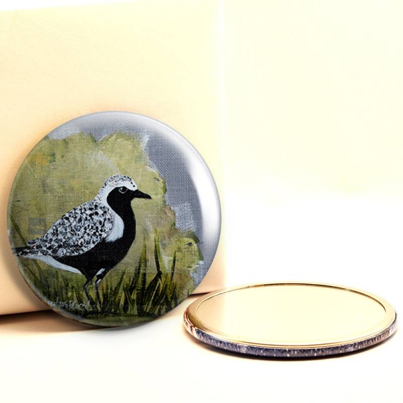 Schwarzbauchregenpfeifer - Taschenspiegel Schwarzbauchregenpfeifer - Taschenspiegel von Etsy - ArtByPeleegirl