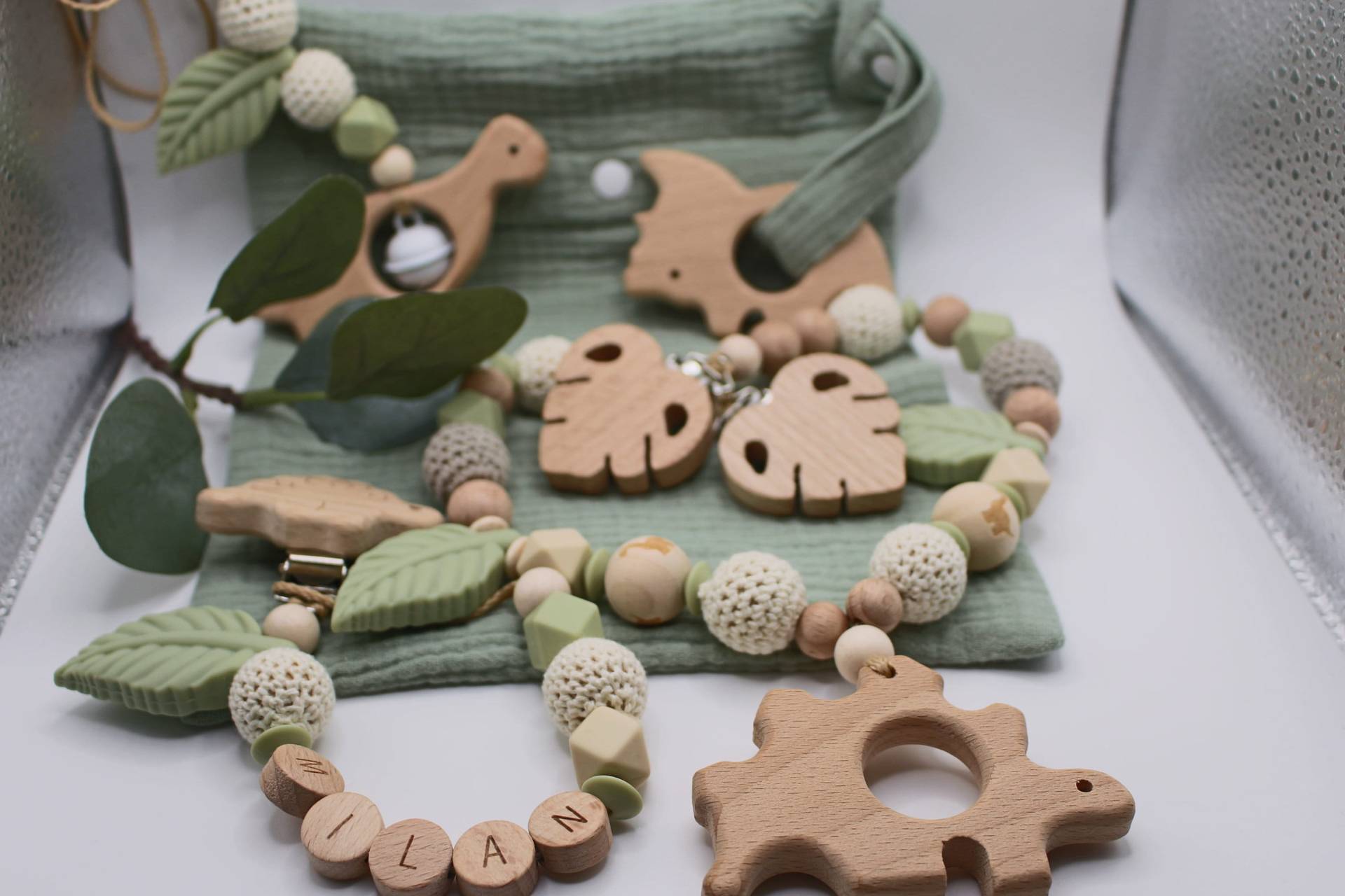 Geschenkset Patentante, Dino Sage, Auf Wunsch Personalisierbar Geschenkset Patentante, Dino Sage, Auf Wunsch Personalisierbar von Etsy - ArtPearlBaby
