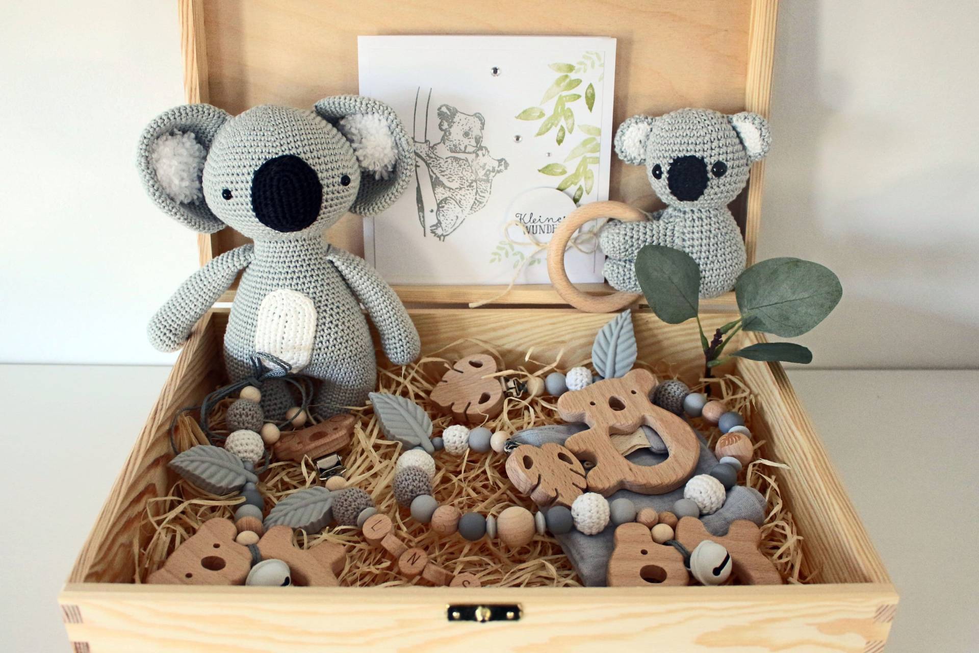 Geschenkset Patentante, Koala, Auf Wunsch Personalisierbar von Etsy - ArtPearlBaby