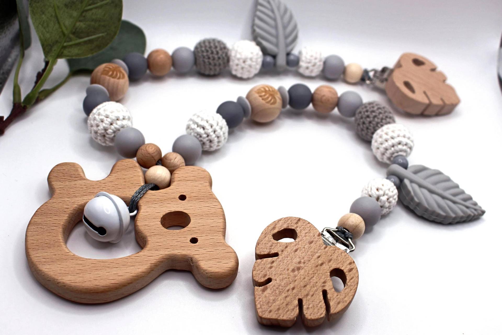 Kinderwagenkette Koala, Auf Wunsch Personalisierbar Kinderwagenkette Koala, Auf Wunsch Personalisierbar von Etsy - ArtPearlBaby