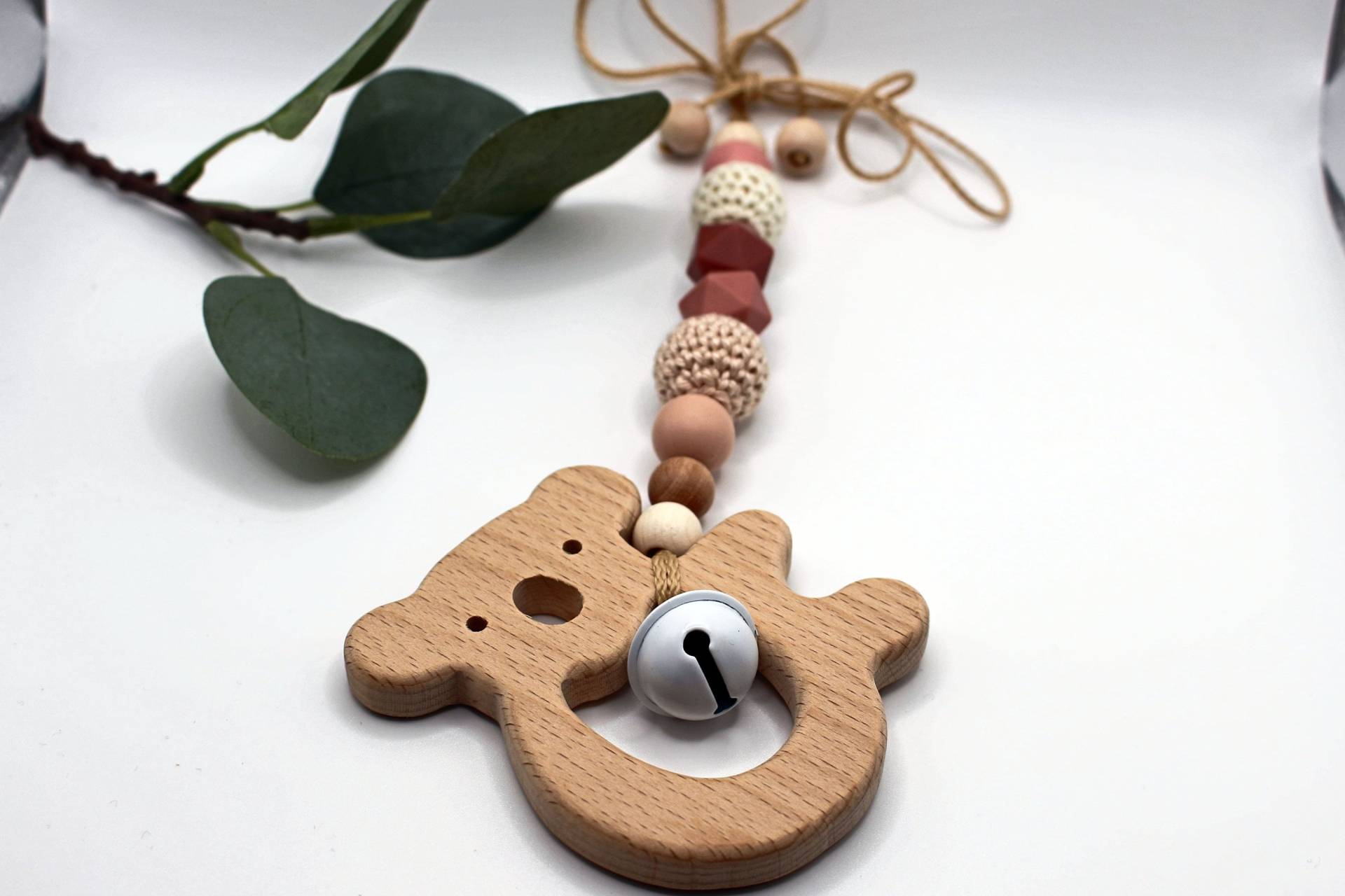 Maxicosi-Anhänger Koala Rosa, Auf Wunsch Personalisierbar von Etsy - ArtPearlBaby