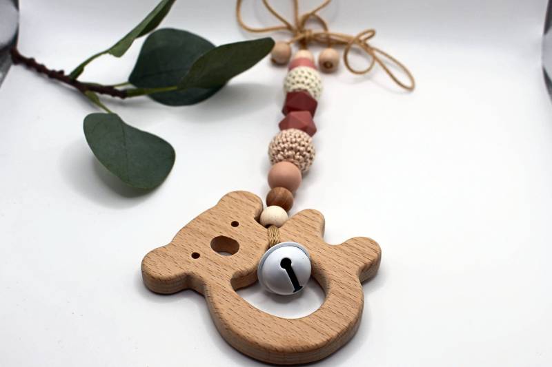 Maxicosi-Anhänger Koala Rosa, Auf Wunsch Personalisierbar von Etsy - ArtPearlBaby