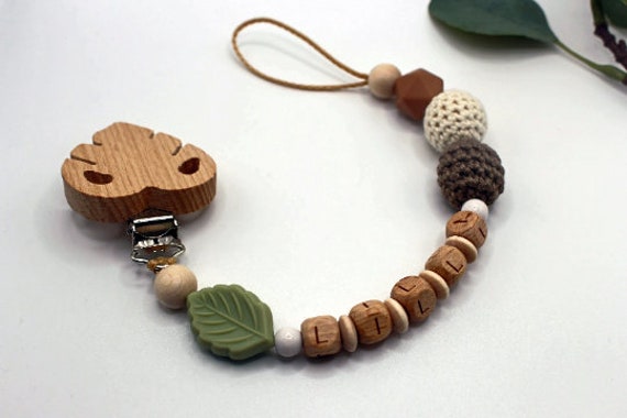 Schnullerkette, Auf Wunsch Personalisierbar, Erweiterbar Zum Set Schnullerkette, Auf Wunsch Personalisierbar, Erweiterbar Zum Set von Etsy - ArtPearlBaby