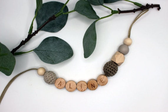 Schnullerkette, Runde Buchstaben, Wählbarer Clip, Personalisiert Schnullerkette, Runde Buchstaben, Wählbarer Clip, Personalisiert von Etsy - ArtPearlBaby