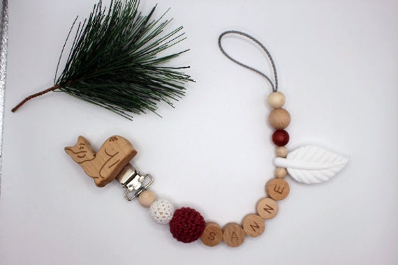 Schnullerkette, Runde Buchstaben, Wählbarer Clip, Personalisiert Schnullerkette, Runde Buchstaben, Wählbarer Clip, Personalisiert von Etsy - ArtPearlBaby