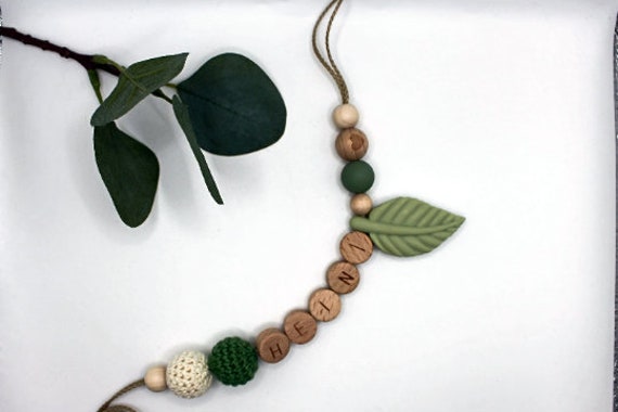 Schnullerkette, Runde Buchstaben, Wählbarer Clip, Personalisiert Schnullerkette, Runde Buchstaben, Wählbarer Clip, Personalisiert von Etsy - ArtPearlBaby